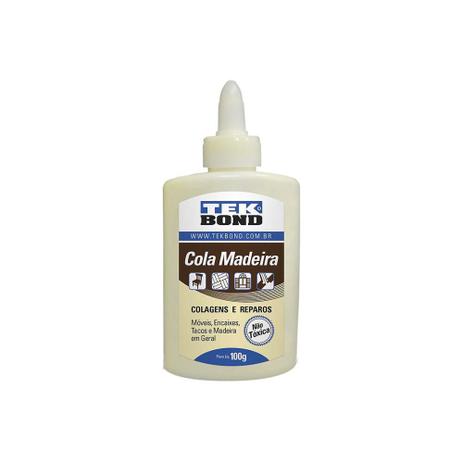 Cola Madeira 100g Amarelada - Tekbond Menor preço em Cola Madeira 100g Amarelada - Tekbond