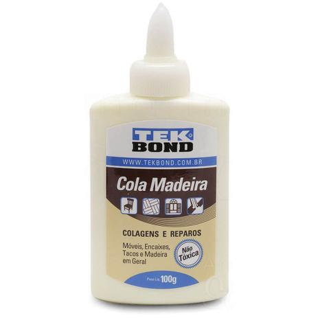 Cola Madeira 100g Tekbond Menor preço em Cola Madeira 100g Tekbond