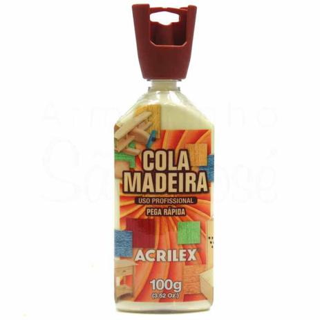 Cola p. madeira 100g-225100000 - Acrilex Menor preço em Cola p. madeira 100g-225100000 - Acrilex