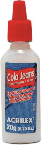 Cola Pano Cola Jeans Bisnaga 20G Acrilex Menor preço em Cola Pano Cola Jeans Bisnaga 20G Acrilex