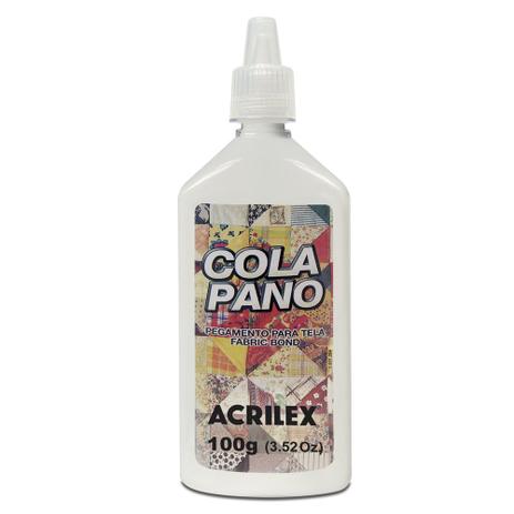 Cola Pano para Tecido Acrilex Bisnaga 100g Menor preço em Cola Pano para Tecido Acrilex Bisnaga 100g