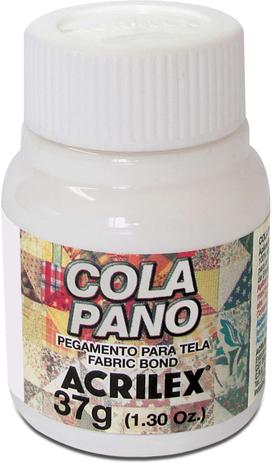 Cola Pano Pote 37G - Acrilex Menor preço em Cola Pano Pote 37G - Acrilex