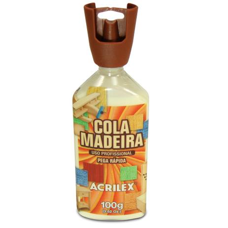 Cola para Madeira Acrilex 100g Menor preço em Cola para Madeira Acrilex 100g