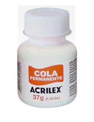 Cola Permanente para Tecido 37g - Acrilex Menor preço em Cola Permanente para Tecido 37g - Acrilex