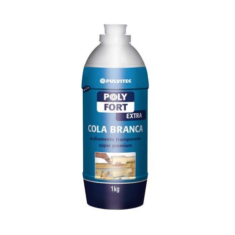 Cola Polyfort 1 kg branco Pulvitec Menor preço em Cola Polyfort 1 kg branco Pulvitec