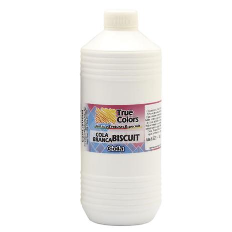Cola PVA Branca Biscuit True Colors 500ml Menor preço em Cola PVA Branca Biscuit True Colors 500ml