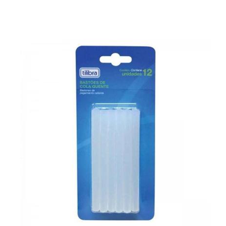 Cola Quente Bastão Silicone Fina Pct/12 Bastões 10 Cm - Tilibra Menor preço em Cola Quente Bastão Silicone Fina Pct/12 Bastões 10 Cm - Tilibra