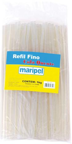 Cola Quente Refil Fino 1KG Maripel Menor preço em Cola Quente Refil Fino 1KG Maripel