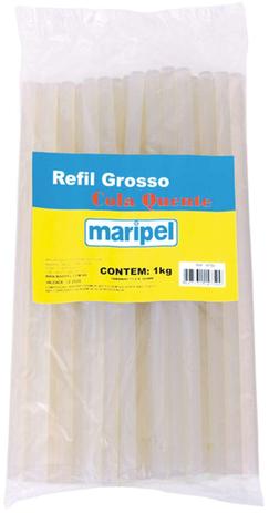 Cola Quente Refil Grosso 1KG Maripel Menor preço em Cola Quente Refil Grosso 1KG Maripel