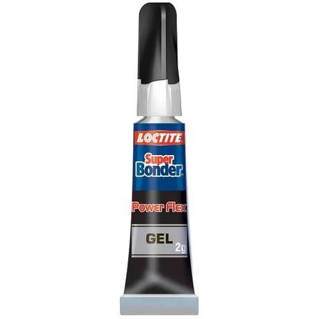 Cola Super Bonder Gel Power Flex Loctite 2g - Superbonder Menor preço em Cola Super Bonder Gel Power Flex Loctite 2g - Superbonder