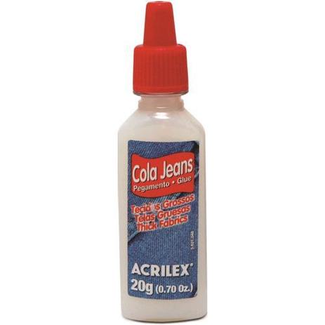 Cola Tecido Acrilex Jeans 020 ml 17920 Menor preço em Cola Tecido Acrilex Jeans 020 ml 17920