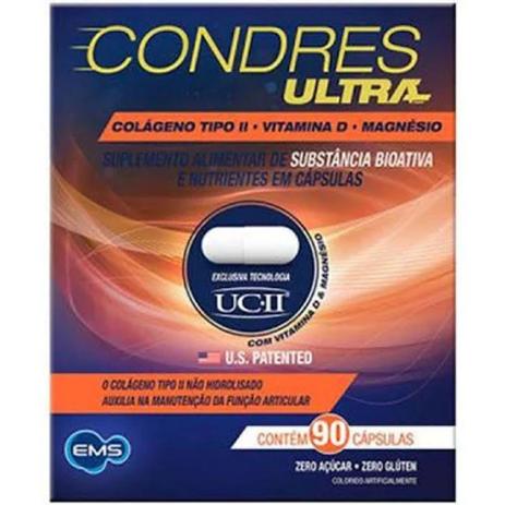 Colágeno Condres Ultra C/ 90 Cápsulas - Ems Menor preço em Colágeno Condres Ultra C/ 90 Cápsulas - Ems