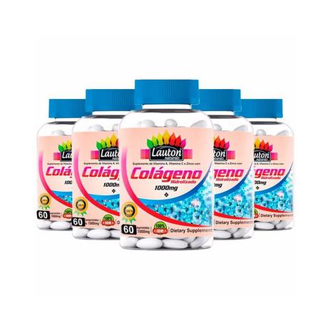 Colágeno Hidrolisado 1000mg - 5x 60 Comprimidos - Lauton - Lauton naturals é boa?