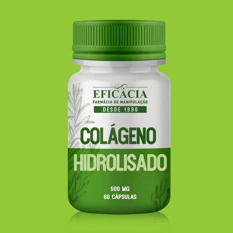 Colágeno Hidrolisado 500 mg - 60 cápsulas - Farmácia eficácia é boa?