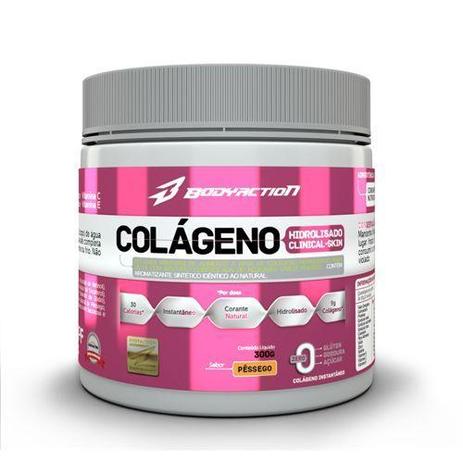 Colágeno Hidrolisado Clinical Skin - 300g Sabor Pêssego - BodyAction é boa?