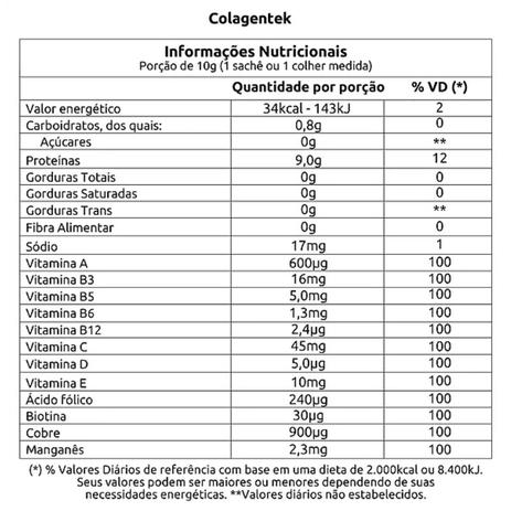 Colágeno Hidrolisado Colagentek Vitafor 300g Limão Menor preço em Colágeno Hidrolisado Colagentek Vitafor 300g Limão