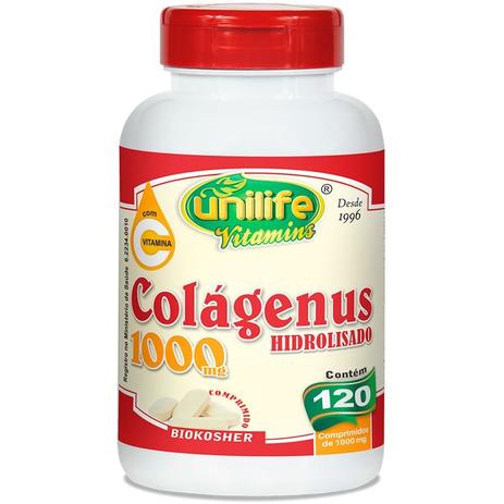 Colágeno Hidrolisado Colágenus 120 cápsulas Unilife Menor preço em Colágeno Hidrolisado Colágenus 120 cápsulas Unilife