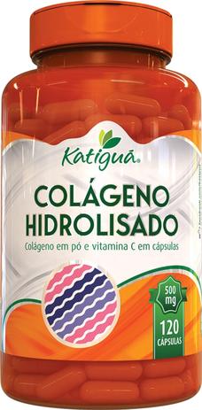 Colágeno Hidrolisado Com Vitamina C 120 Cápsulas Katigua Menor preço em Colágeno Hidrolisado Com Vitamina C 120 Cápsulas Katigua