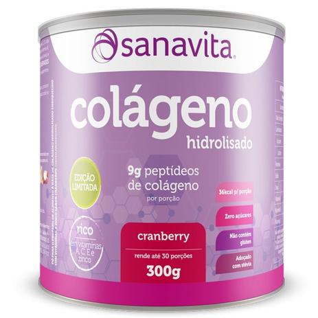 Colágeno Hidrolisado Cranberry Sanavita 300g é boa?