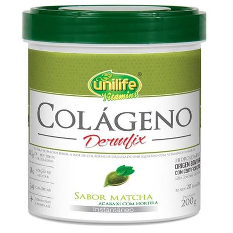 Colágeno Hidrolisado Dermfix Unilife 200g Menor preço em Colágeno Hidrolisado Dermfix Unilife 200g