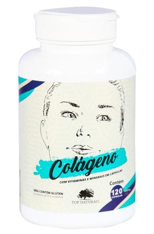 Colágeno hidrolisado + vitamina A + C - Top naturais Menor preço em Colágeno hidrolisado + vitamina A + C - Top naturais