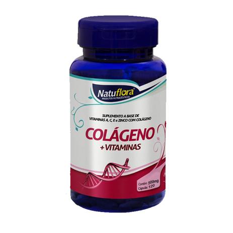 Colágeno Hidrolisado + Vitaminas- Natuflora - 120 cápsulas - 500mg é boa?
