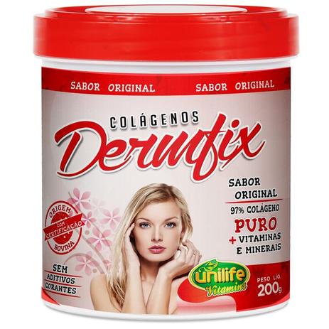 Colágeno Hidrolizado Dermix 200g em pó Unilife Menor preço em Colágeno Hidrolizado Dermix 200g em pó Unilife