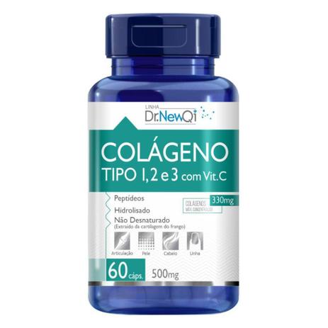 Colágeno Tipo 1, 2 e 3 60 Cápsulas Dr. NewQi Upnutri Menor preço em Colágeno Tipo 1, 2 e 3 60 Cápsulas Dr. NewQi Upnutri