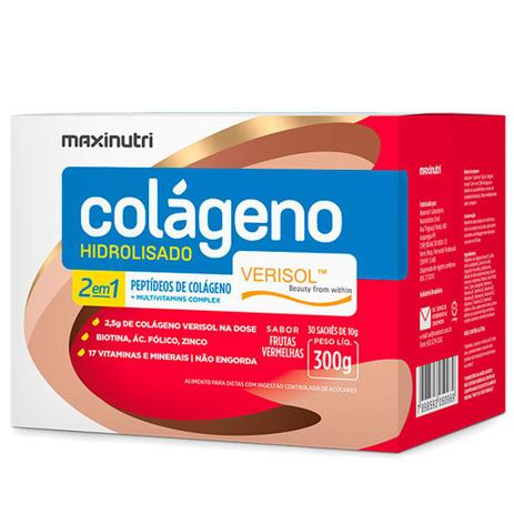 Colágeno Verisol 30 Sachês Frutas Vermelhas Maxinutri é boa?