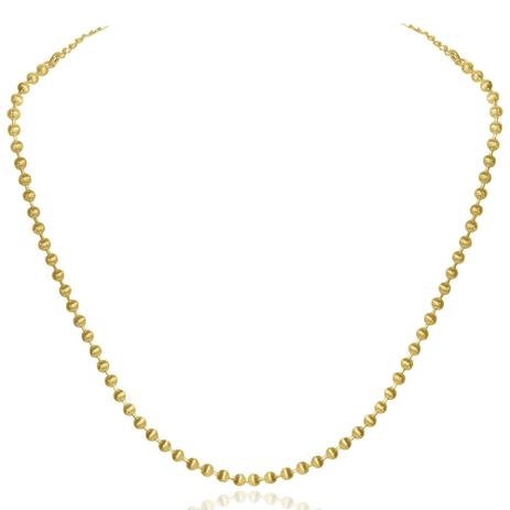 Colar Choker Bolinha Folheada a Ouro 18k - Lunozê Menor preço em Colar Choker Bolinha Folheada a Ouro 18k - Lunozê
