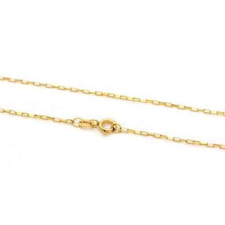 Colar Corrente Cordão Ouro 18k Maciço Elo Quadrado Masculina - Dg presentes Menor preço em Colar Corrente Cordão Ouro 18k Maciço Elo Quadrado Masculina - Dg presentes