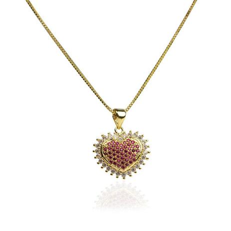 Colar Mini Coração Cravejado com Micro Zircônia Rosa Pink e Branca Folheado a Ouro 18K Moussaieff é boa?
