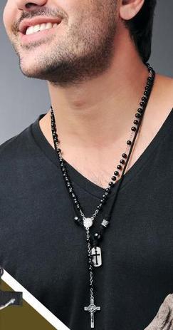 Menor preço em Colar terço - masculino - Aramon