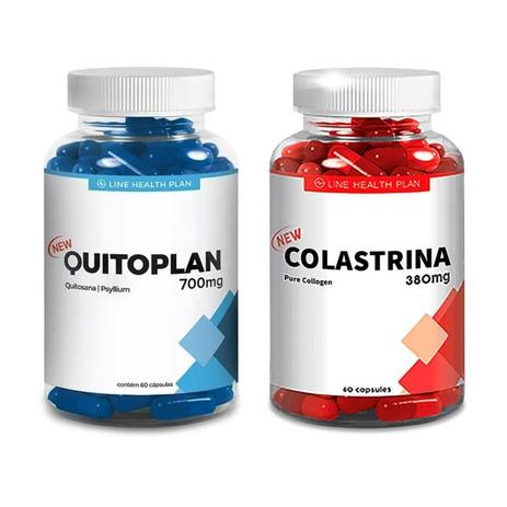 Colastrina + Quitoplan Kit 2 potes colageno e termogenico - Quitoplan 700mg Menor preço em Colastrina + Quitoplan Kit 2 potes colageno e termogenico - Quitoplan 700mg