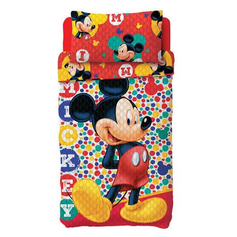 Colcha Bouti Solteiro Infantil Patchwork Mickey 02 Pçs Lepper Menor preço em Colcha Bouti Solteiro Infantil Patchwork Mickey 02 Pçs Lepper
