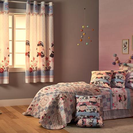 Colcha Boutis + Porta Travesseiro Infantil Nina Santista é boa?