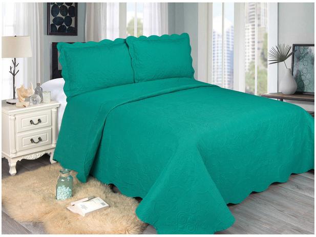 Colcha Casal 100% Microfibra 150 Fios - Camesa Boutis Barroque 3 Peças é boa?