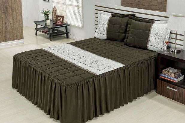 Colcha Casal Marselha 03 Peças Bordado Tabaco - Bell enxovais é boa?