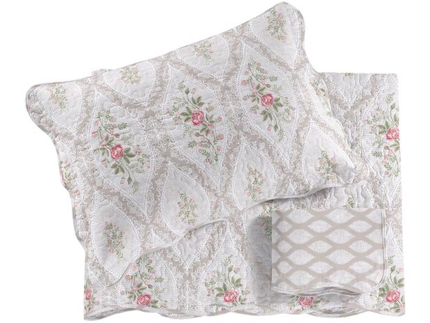 Menor preço em Colcha Casal Santista Boutis Camafeu - 3 Peças