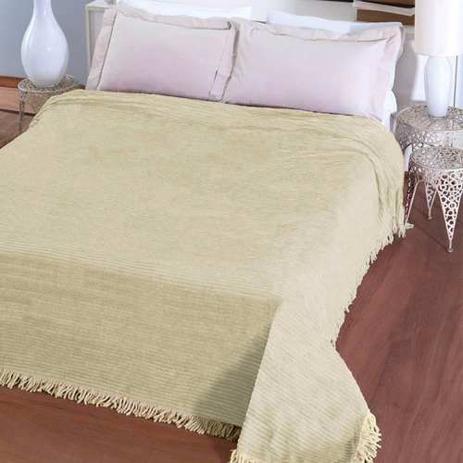 Colcha Chenille Jolitex Lisa Com Franja 2,20x2,40m Bege Menor preço em Colcha Chenille Jolitex Lisa Com Franja 2,20x2,40m Bege