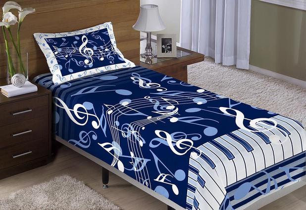 Colcha/Cobre-Leito Cama Solteiro Piano com 2 peças tecido Algodão e Poliester - CobreLeito Collors - Aquarela Menor preço em Colcha/Cobre-Leito Cama Solteiro Piano com 2 peças tecido Algodão e Poliester - CobreLeito Collors - Aquarela