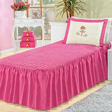 Colcha Cobre Leito Infantil Juvenil Bailarina Pink 2 Peças - Bia enxovais Menor preço em Colcha Cobre Leito Infantil Juvenil Bailarina Pink 2 Peças - Bia enxovais