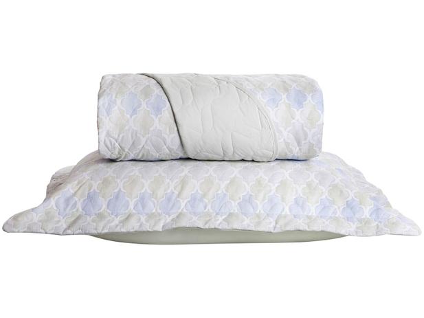 Colcha/Cobre-leito King Size 200 Fios Santista - Platinum Charlotte 3 Peças Menor preço em Colcha/Cobre-leito King Size 200 Fios Santista - Platinum Charlotte 3 Peças