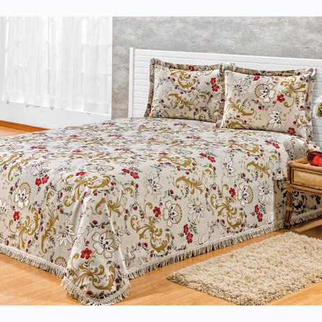 Colcha Cobre Leito La Bella Queen Size Floral Bege Estampado - Bia enxovais é boa?