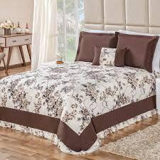 Colcha Cobre Leito Riviera Queen 5 Peças Tabaco 180 Fios - Colleone enxovais Menor preço em Colcha Cobre Leito Riviera Queen 5 Peças Tabaco 180 Fios - Colleone enxovais