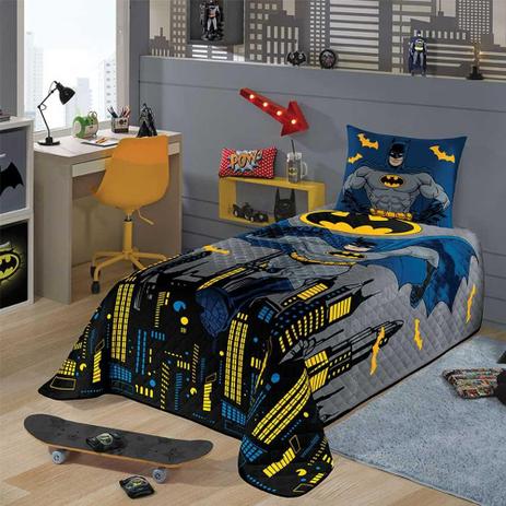 colcha infantil matelassê batman com 1 peça - Lepper Menor preço em colcha infantil matelassê batman com 1 peça - Lepper