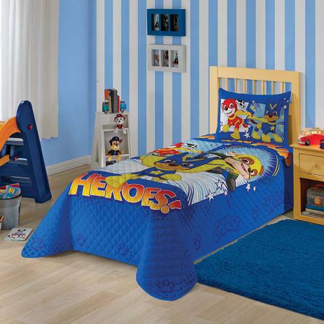 Colcha Infantil Matelassê - Patrulha Canina Azul - Lepper Menor preço em Colcha Infantil Matelassê - Patrulha Canina Azul - Lepper