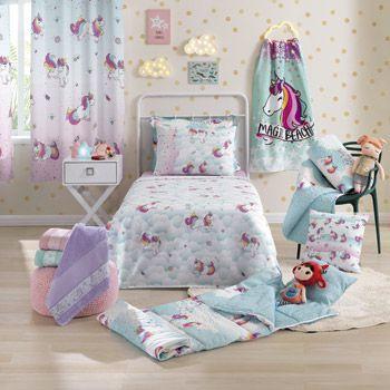 Colcha Infantil Solteiro Boutis Santista 1,80m x 2,40m 2 Peças Unicórnio Menor preço em Colcha Infantil Solteiro Boutis Santista 1,80m x 2,40m 2 Peças Unicórnio
