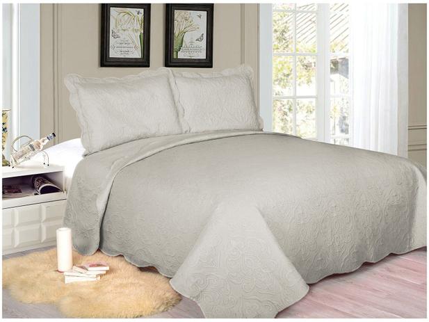 Colcha King Size 100 Microfibra 150 Fios - Camesa Boutis Arabesque 3 Peças Menor preço em Colcha King Size 100 Microfibra 150 Fios - Camesa Boutis Arabesque 3 Peças