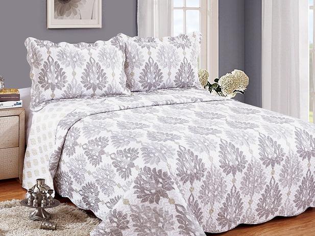Colcha King Size Microfibra Patchwork 3 Peças 150 Fios Gusman Camesa Menor preço em Colcha King Size Microfibra Patchwork 3 Peças 150 Fios Gusman Camesa